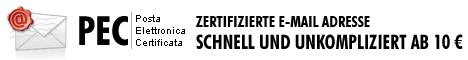 PEC - Zertifizierte E-Mail Adresse